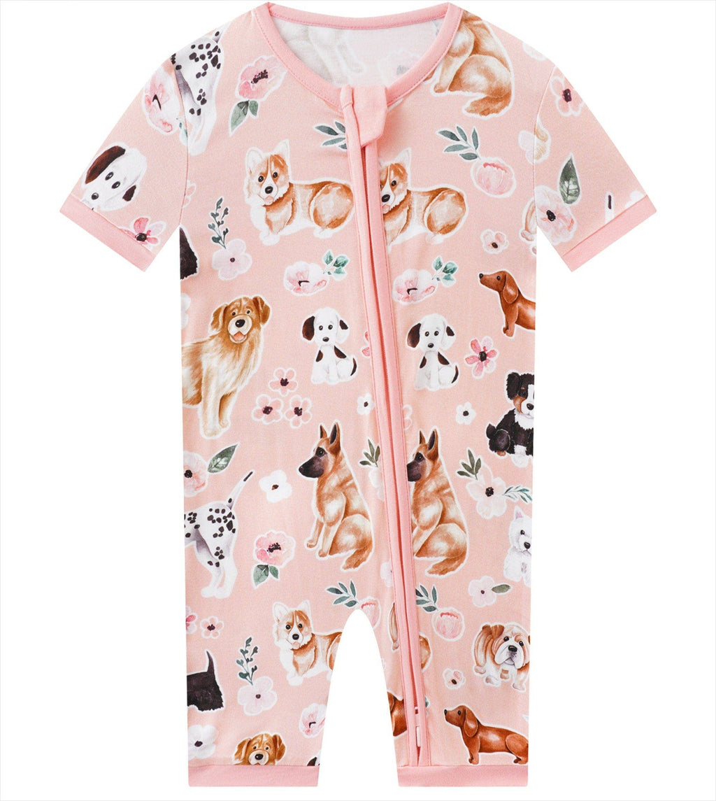 Posh TOT Pups & Petals Bamboo Shorty Romper  CINCO DE MAYO PROMO - FINAL SALE
