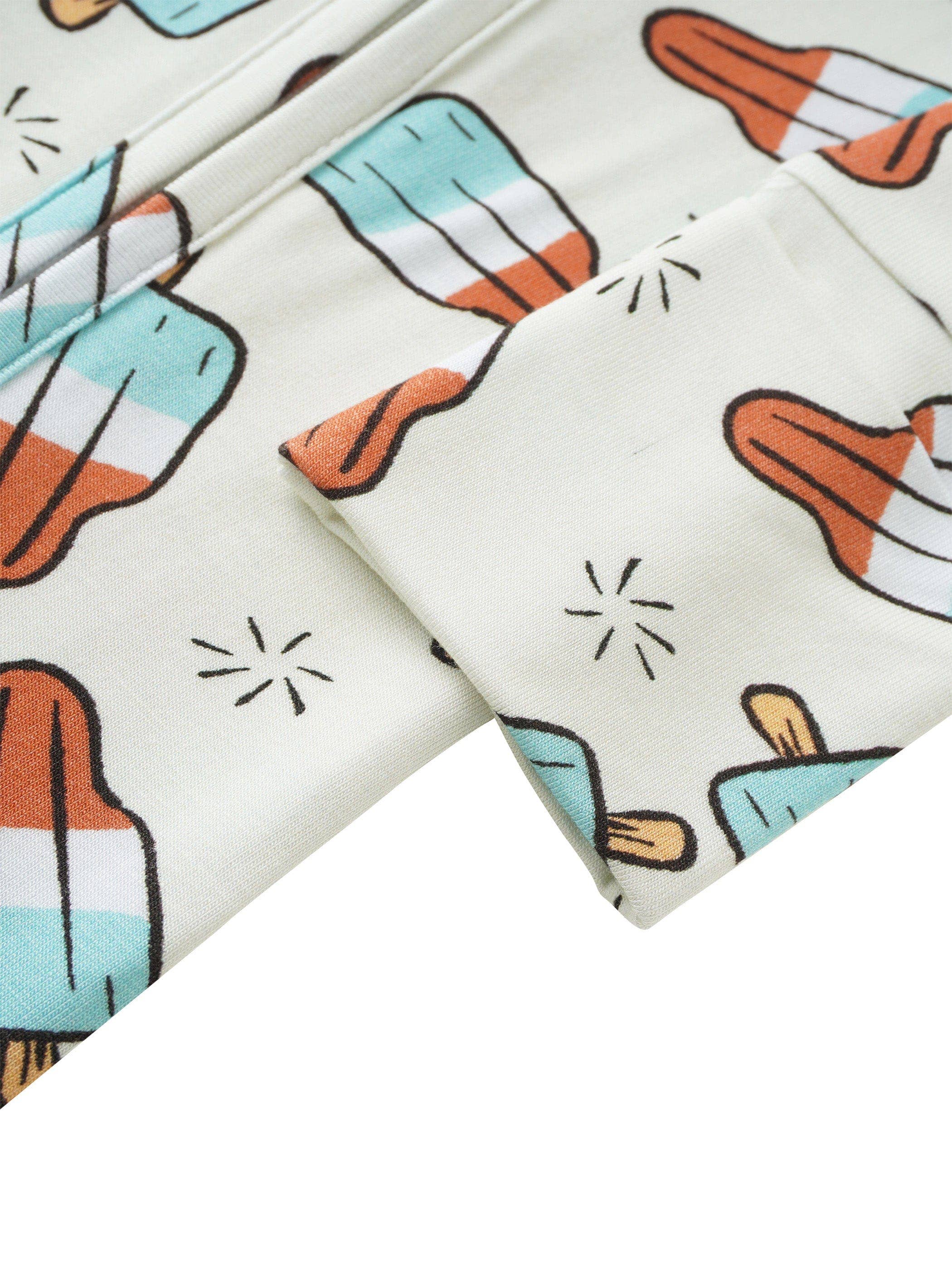 PoshTOT Popsicles Bamboo Baby Convertible Zippy Romper