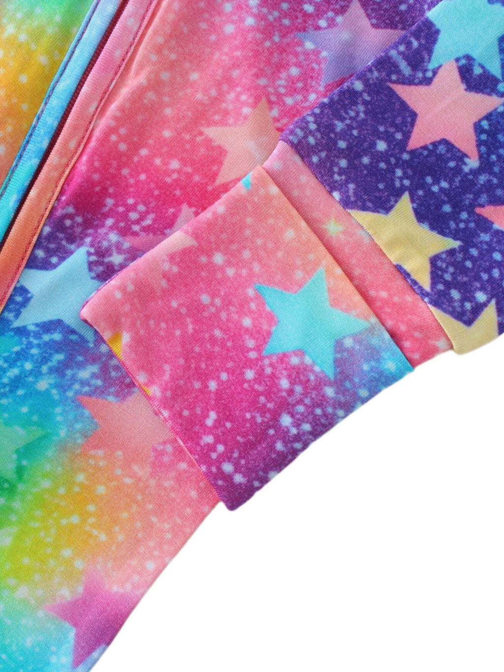 PoshTOT Colorful Stars Bamboo Baby Convertible Zippy Romper